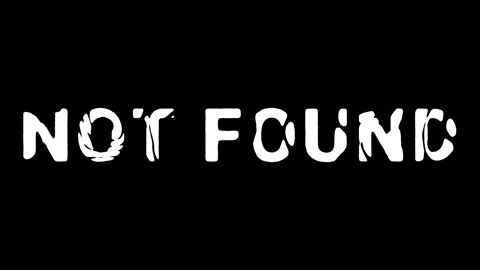 Liquid Distortion Not Found Text Loop Animation Stock Footage 320875207