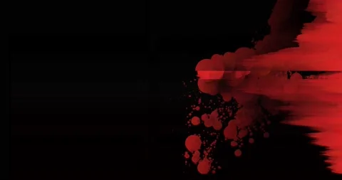 Liquid drop effect with artifacts Vidéo 219415183
