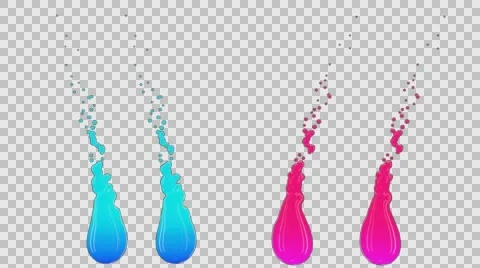 Liquid drop motion animation Stock-Footage 65237561