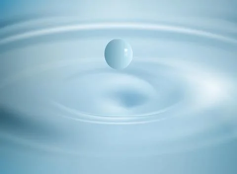 Liquid drop splash Stock Illustration