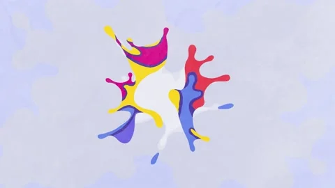 Liquid Drops Flying and Exploding Reveal Abstract Background Stock Footage 229494836