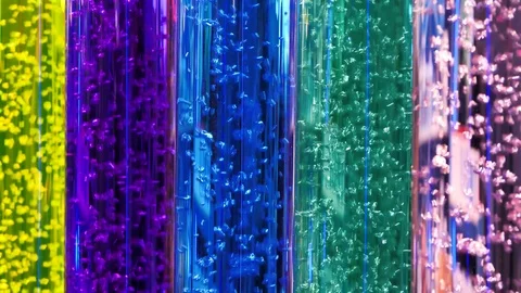 Liquid dyes for temporary staining of water pools and fountains Stock Footage 126770671