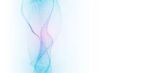 Liquid dynamic flow. Trendy fluid cover design. Stock Illustration