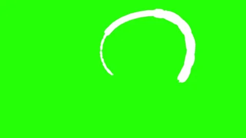 Liquid Effect Line Animation on Green Background Stock Footage 205484886