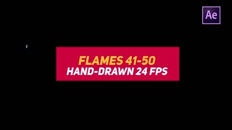 Liquid Elements 2 Flames 41-50 After Effects stock