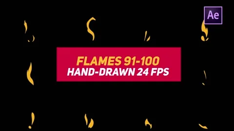 Liquid Elements 2 Flames 91-100 Stock After Effects