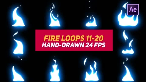 Fire Loop After Effects Templates ~ After Effects Projects | Pond5