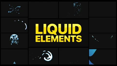 Liquid Elements | After Effects Stock After Effects