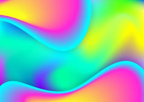 Liquid elements background with dynamic shapes and fluid. Stock Illustration