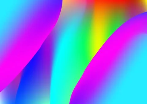 Liquid elements background with dynamic shapes and fluid. Stock Illustration