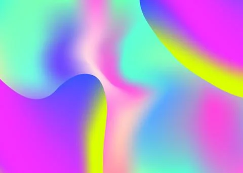 Liquid elements background with dynamic shapes and fluid. Stock Illustration