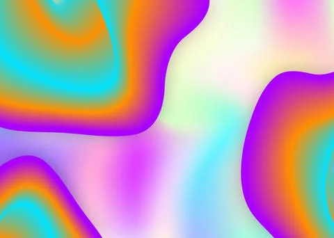 Liquid elements background with dynamic shapes and fluid. Illustrazione stock