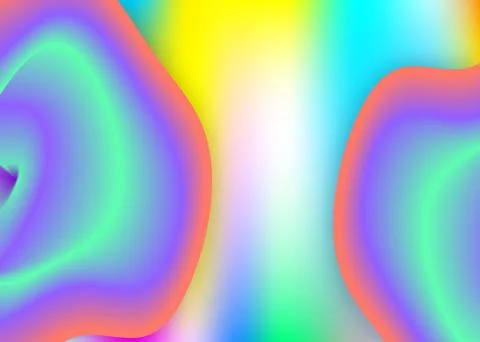 Liquid elements background with dynamic shapes and fluid. Stock Illustration