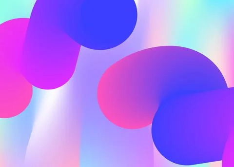 Liquid elements background with dynamic shapes and fluid. Ilustración de archivo