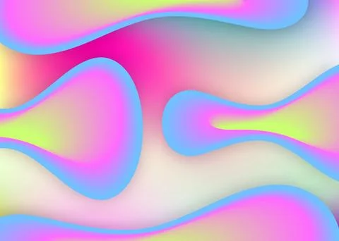 Liquid elements background with dynamic shapes and fluid. 스톡 일러스트