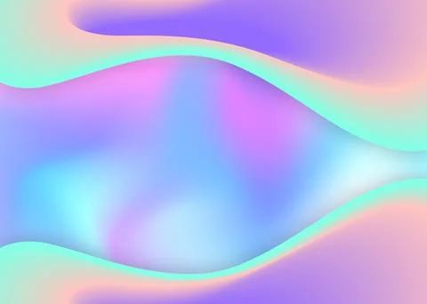 Liquid elements background with dynamic shapes and fluid. Stock Illustration