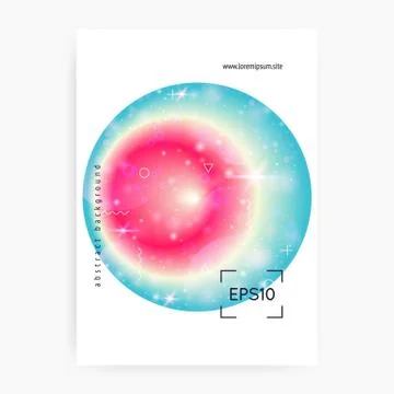 Liquid elements with shapes and fluid. Stock Illustration