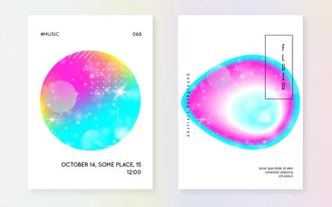 Liquid elements with shapes and fluid. Stock Illustration