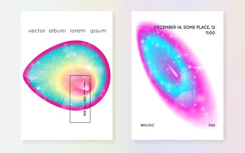 Liquid elements with shapes and fluid. Stock Illustration