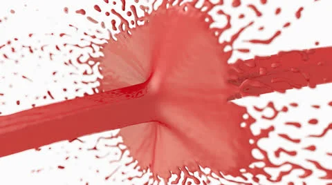 Liquid Explosions Stock Footage 22707505