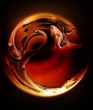 Liquid fire liquid fire - computer generated for your projects Copyright: ... 스톡 사진