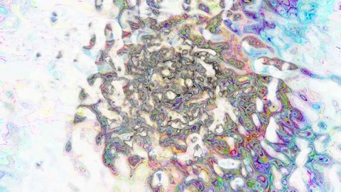 Liquid flow with color inversion. Maximum lighting. Video stock 154186299