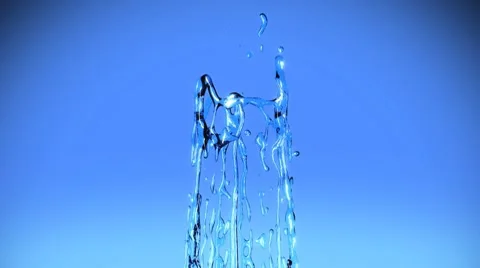 Liquid flow HD Video stock 7139048