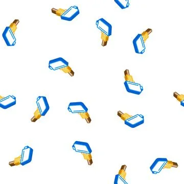 Liquid flow switch isometric icon seamless pattern Illustrazione stock