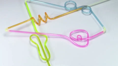 Liquid flowing through colored plastic tubes Stock Footage 51966035