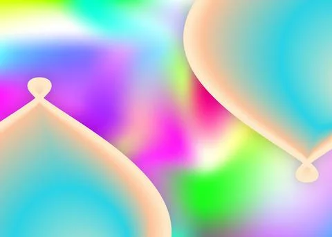 Liquid fluid background with dynamic elements and shapes. Stock Illustration