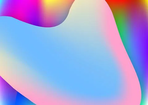 Liquid fluid background with dynamic elements and shapes. Stock Illustration