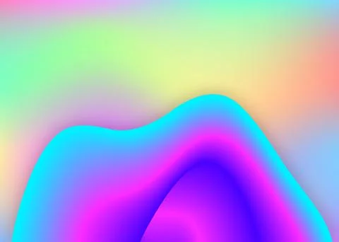 Liquid fluid background with dynamic elements and shapes. Stock Illustration