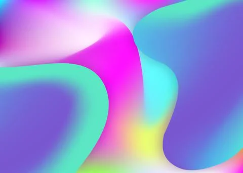 Liquid fluid background with dynamic elements and shapes. イラスト素材