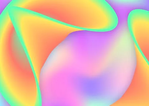 Liquid fluid background with dynamic elements and shapes. Stock Illustration