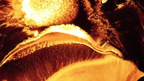 Liquid Fluid Cosmic Nebula Effect - macro Stock Footage 249511285