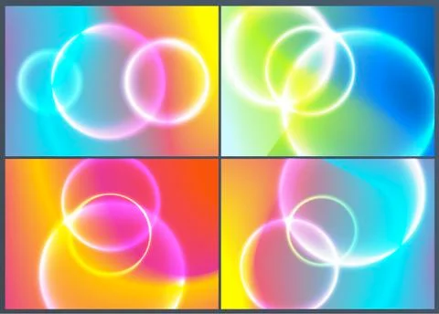 Liquid fluid design of colourful abstract vector blend background, graphic Stock Illustration