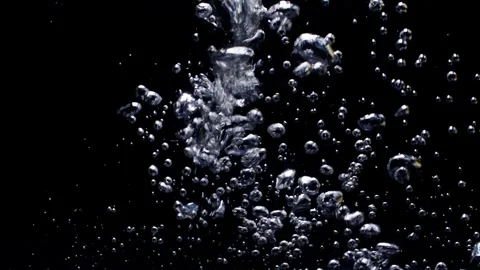 Liquid fluid-water-bubble close-up Stock Footage 259551798