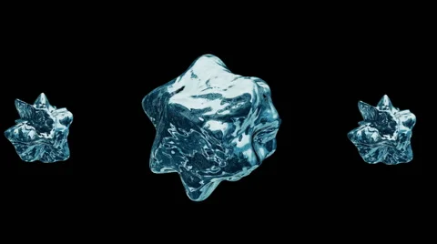 Liquid forms change their form Stock Footage 64574953