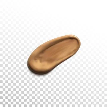 Liquid foundation daub Stock Illustration