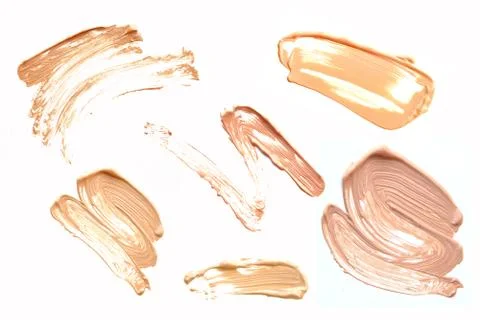 Liquid foundation isolated on white background Stock Photos