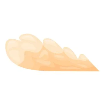 Liquid foundation makeup cream is spreading on white background Stock Illustration