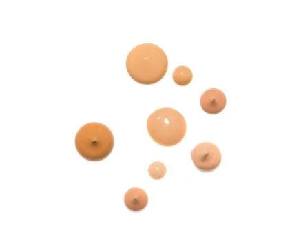 Liquid Foundation om white Stock Photos