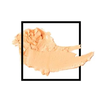 Liquid Foundation Stroke with black frame Stock Photos