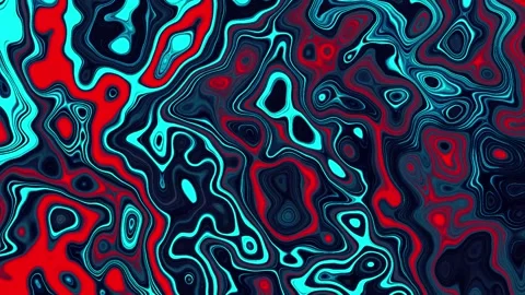 Liquid Fractual Backgrounds Stock Footage 194549629
