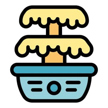 Liquid fruit icon vector flat 스톡 일러스트