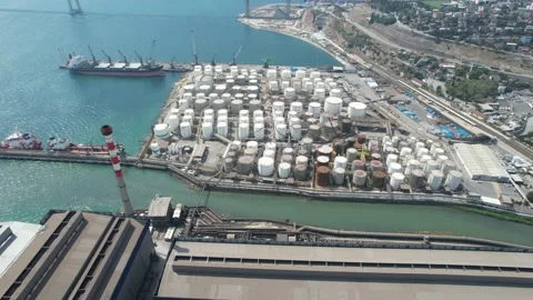 Liquid fuel tanks Stock Footage 218020200