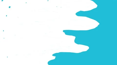 Liquid for funny transition motion graphic. Animation of blue water wave with Stock-Footage 154029938