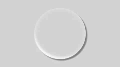 Liquid glass circle animation with rotating highlight glow effect. Vídeos de archivo 315612043