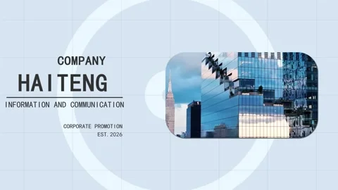 Liquid glass coprorate After Effects stock