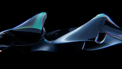 Liquid glass effect motion background loop animated Video stock 322507827